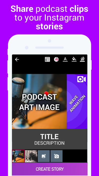 Podcast Video Maker 4Instagram screenshot 3