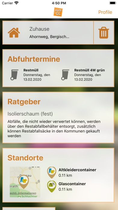 How to cancel & delete Abfall-App AWB GL from iphone & ipad 2