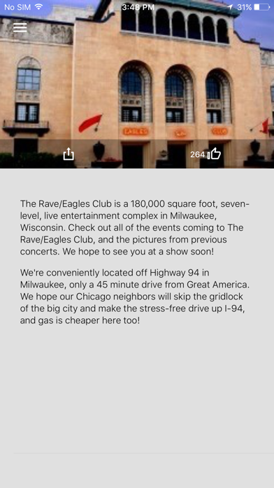 The Rave / Eagles Club screenshot 4