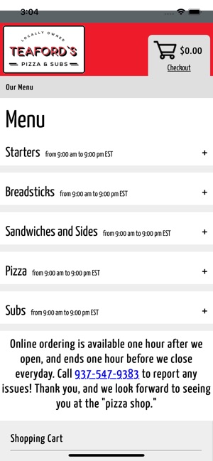 Teaford's Pizza & Subs(圖1)-速報App