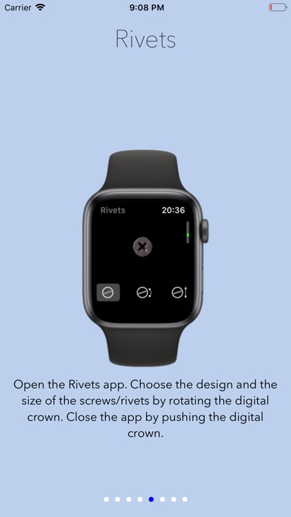 Rivets - rugged watch faces