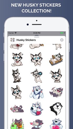 Husky Emoji Stickers(圖1)-速報App