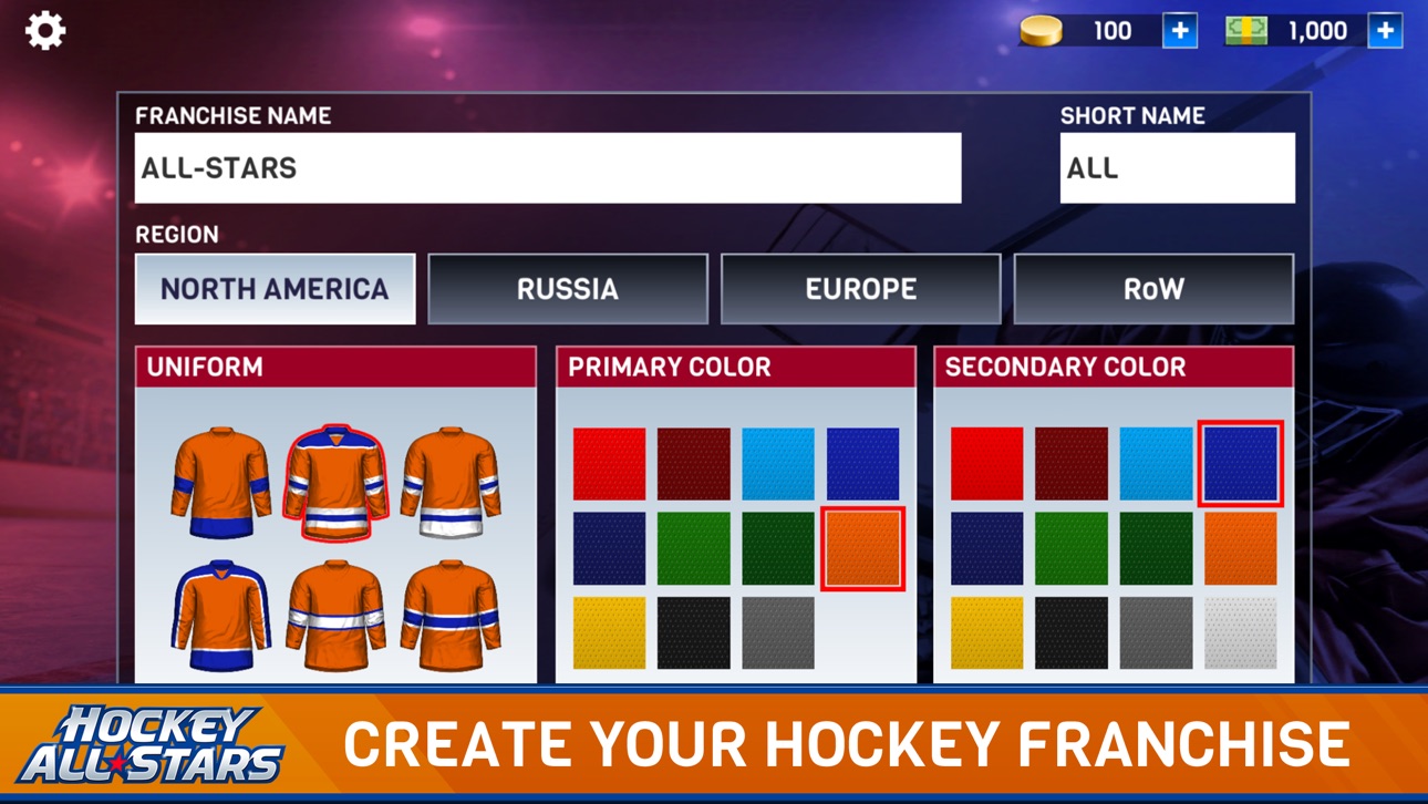 Hockey All Stars - VIP Hack screenshot 2 - iOS game interface