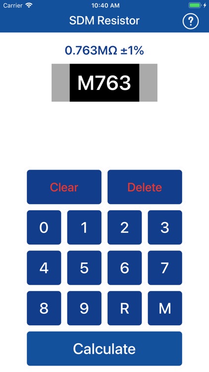 SMD Resistor Calculator