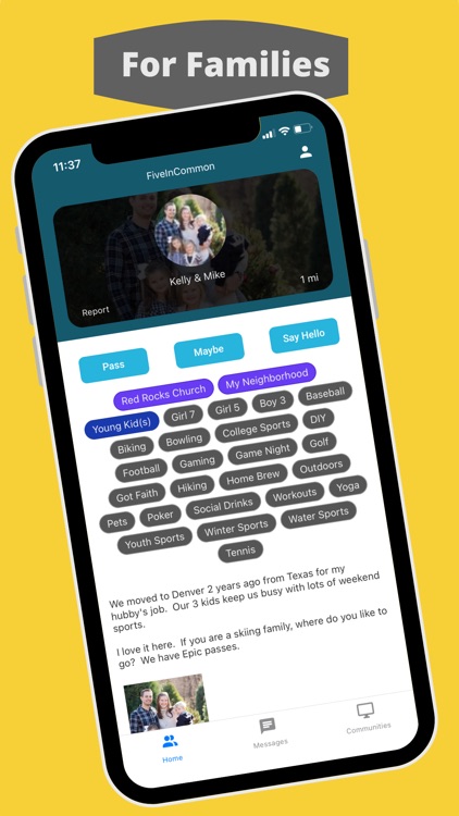 FiveInCommon: Match & Chat