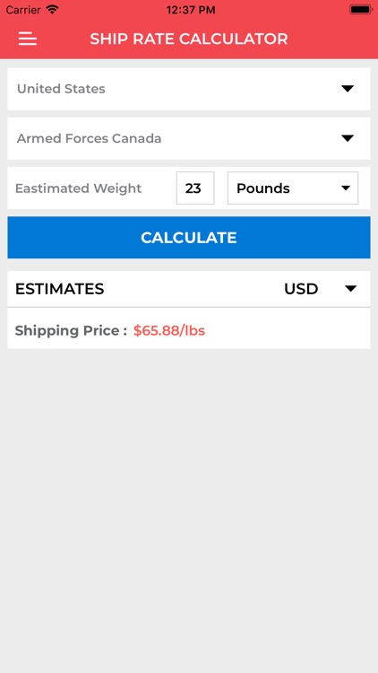 BuyUS24 Global Shipping App