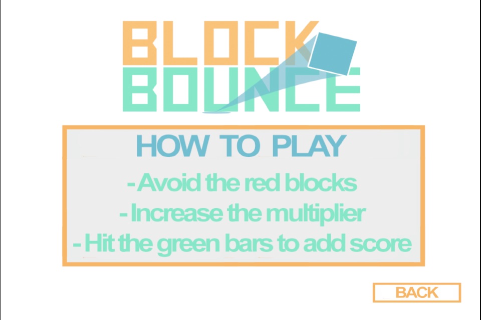 Block Bounce  Avoid Red Blocks screenshot 2