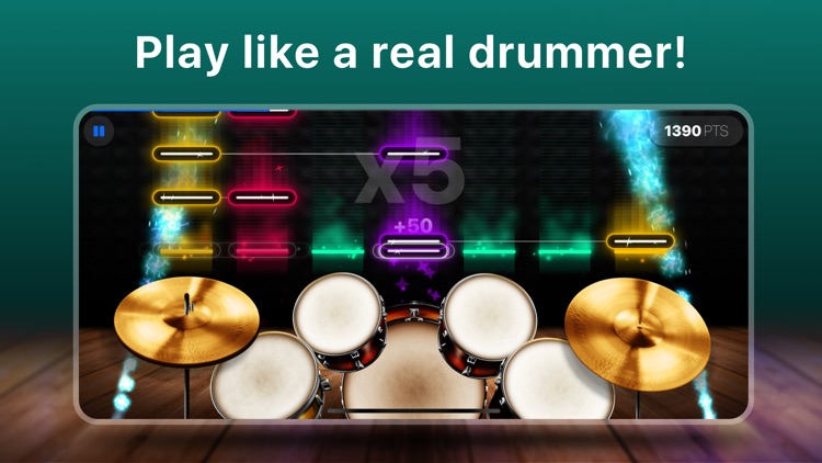 Drums - real drum set games screenshot-0