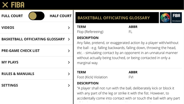 FIBA iRef Pre-Game screenshot-1