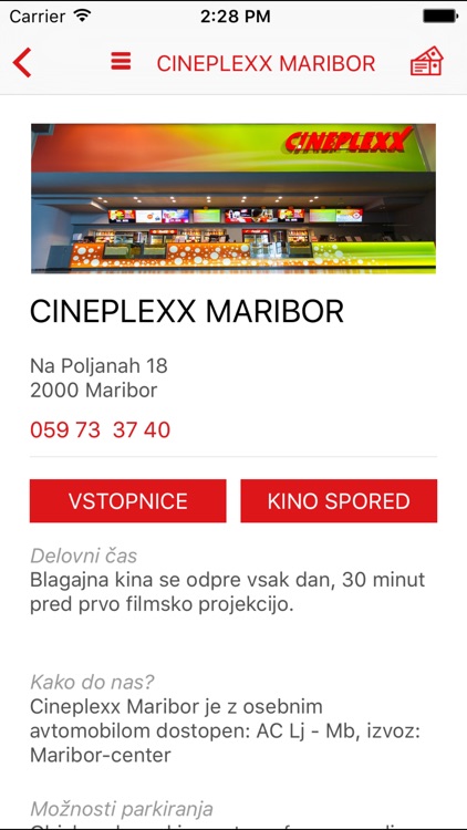 Cineplexx Slovenija - old screenshot-4