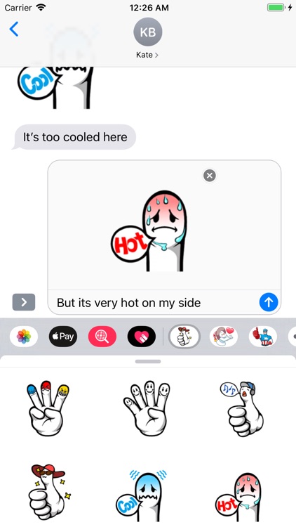 Fingerface ArtWork Stickers screenshot-9