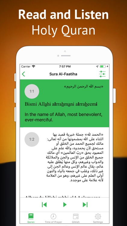 Quran in English and Arabic screenshot-0