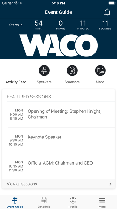 How to cancel & delete WACO Meetings from iphone & ipad 3