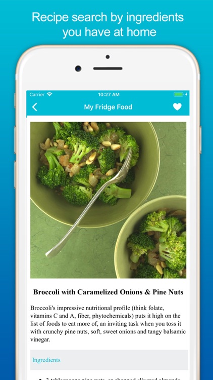 My fridge food recipes