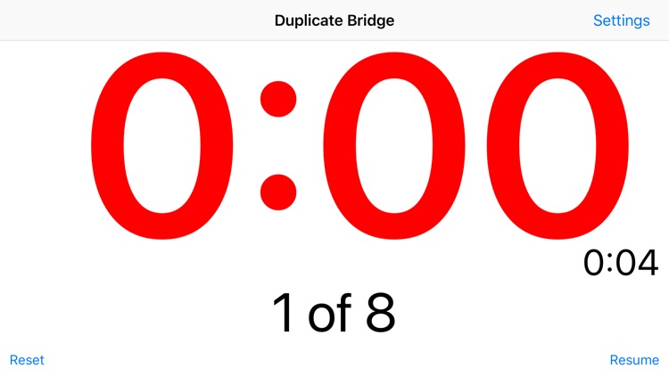 Duplicate Bridge Timer