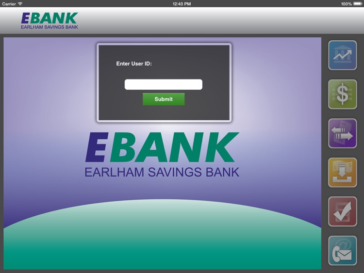 EBANK Mobile for iPad