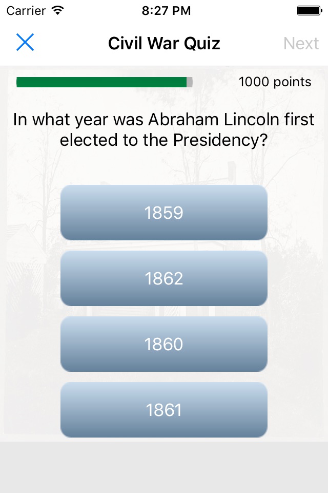 Civil War Quiz screenshot 3