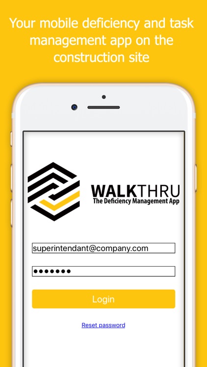 WalkThru Construction Snaglist