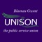 The Blaenau Gwent Unison Is the largest supported Union in the borough and proudly supports/represents 65% of the workforce