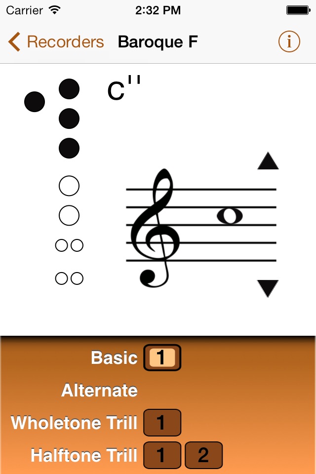 Recorder Fingering screenshot 2