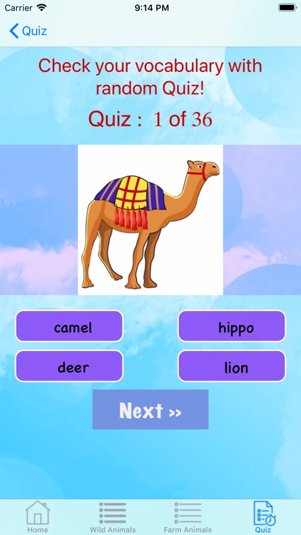 Farm & Wild animals vocabulary screenshot-4