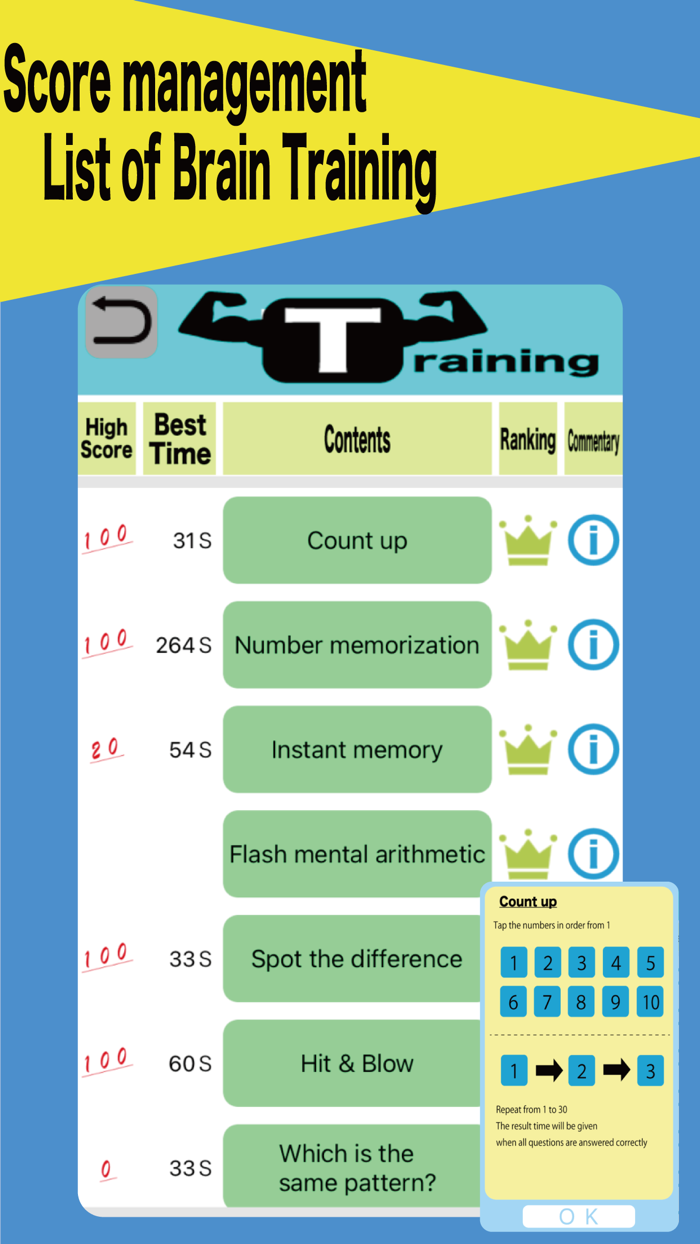 Daily practice Brain Training