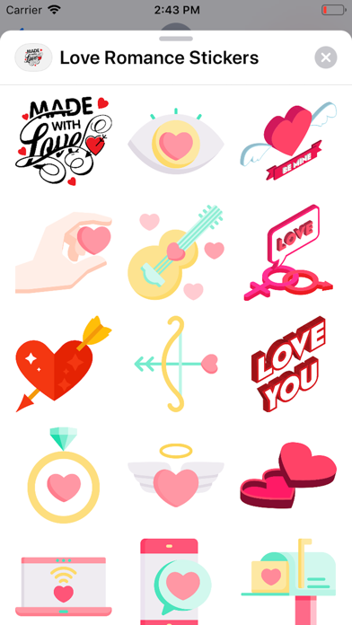 Love Romance - Adult Stickers screenshot 3