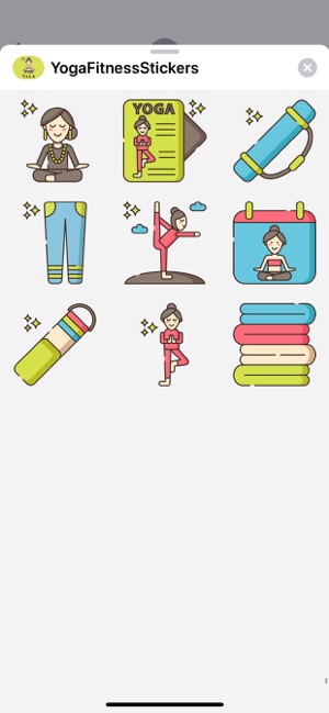 Yoga & Fitness Stickers(圖5)-速報App