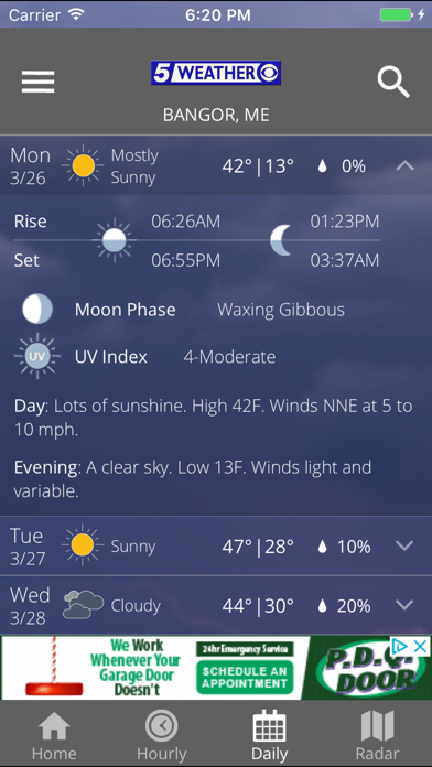 WABI TV5 Weather App screenshot 4