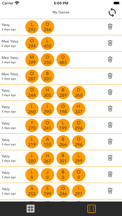 Yatzy Score Sheets screenshot 2