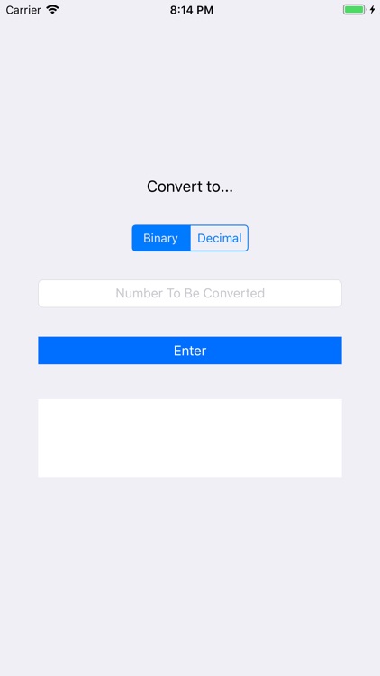 Converter - Binary and Decimal