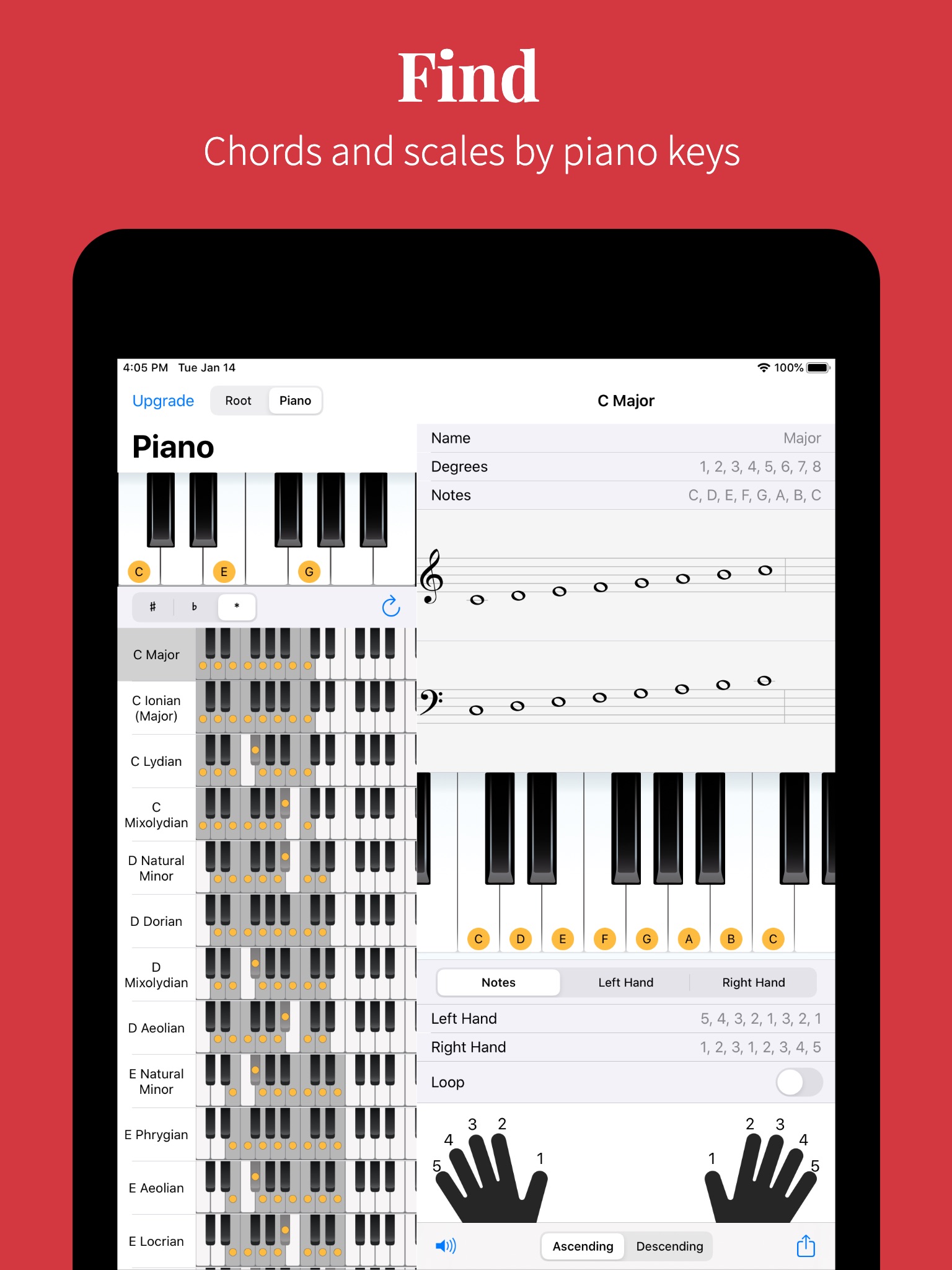 Piano Chords and Scales Pro screenshot 2