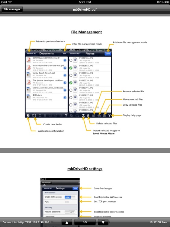 mbDriveHDLite Wifi Flash Disk screenshot-3