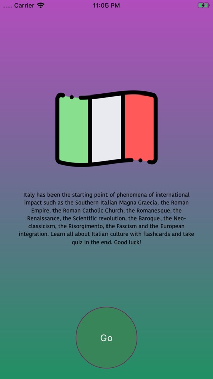 Italian culture flashcards