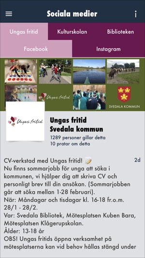 Ung I Svedala On The App Store