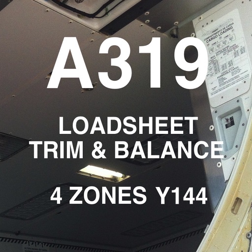 A319 LOADSHEET T&B 144 4z PAX