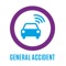 The GA telematics app is for young drivers to give feedback on their driving, show their journeys and score (rate) how they drive