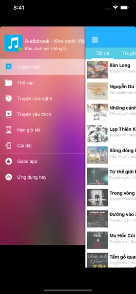 Game screenshot Sách nói, Truyện audio apk