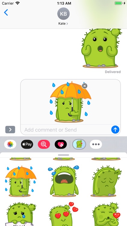 Cactus Emoji Stickers