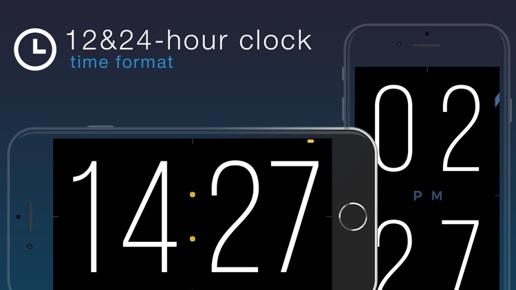 ClockPhone - big digital clock screenshot-5
