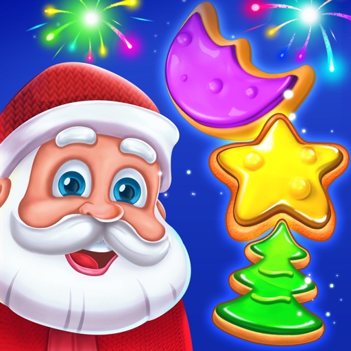 Christmas Cookie - Help Santa Icon