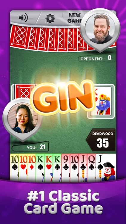 Gin Rummy * Classic Card Game
