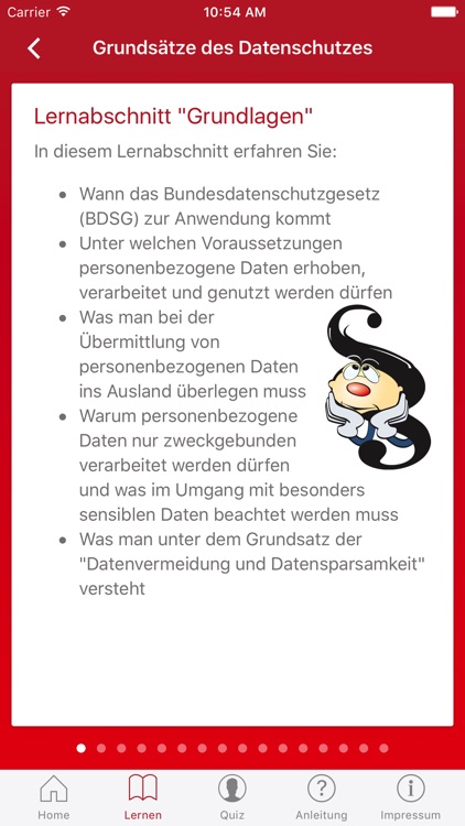 Datenschutz!