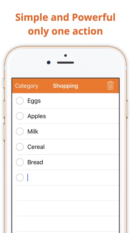 Incart: Simple grocery list