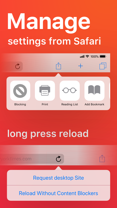 AdBlock Pro for Safari Screenshot