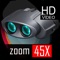 Telescope 45x zoom is an image zooming tool with the real-time image processing