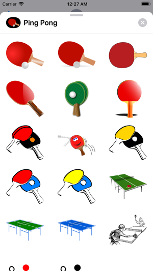 Play Ping Pong Stickers