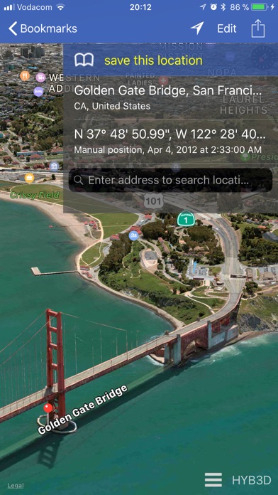 GPS location 3D/flyoverのおすすめ画像2