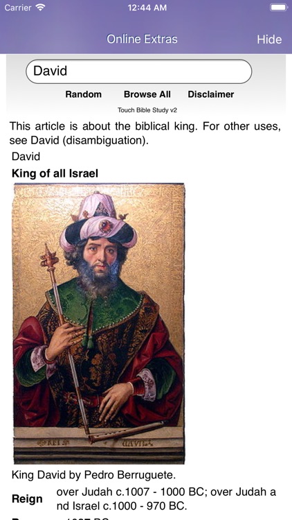 Touch Bible Loaded: Study App