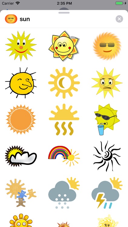 Lotsa Sun Stickers